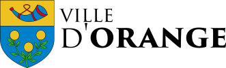 LOGO VILLE D'ORANGE NOIR